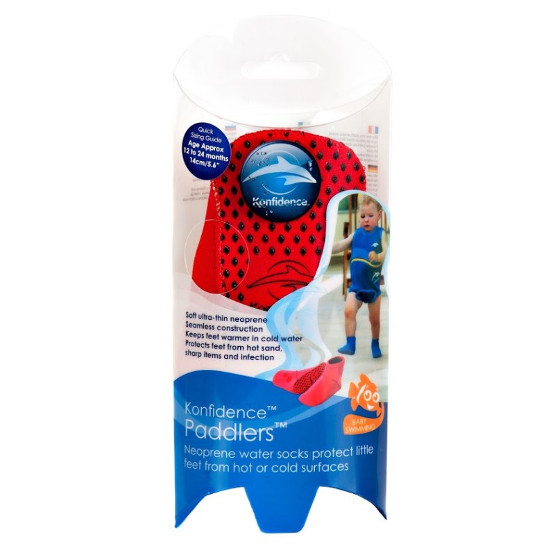 Konfidence Paddlers Neopren Socks Red