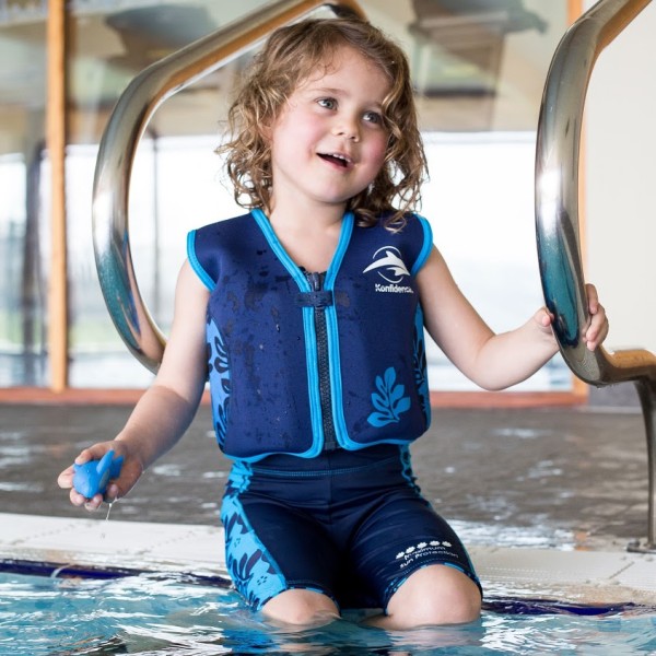 Dječji prsluk za plivanje Konfidence™ Palma Blue