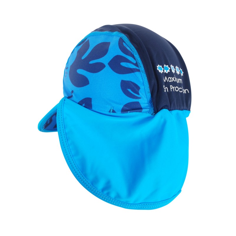 Otroška UV kapa Konfidence Palma Blue